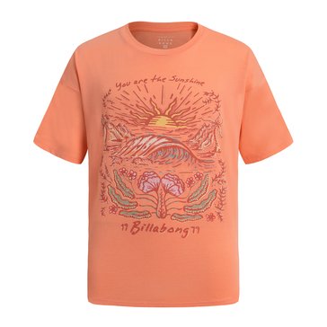 Billabong Big Girls' Sunshine Oversized Graphic Tee