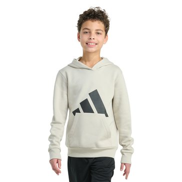 Adidas Big Boys' Essential Big Logo Fleece Pullover Hoodie