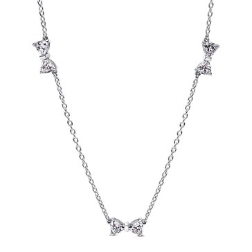 Pandora Timeless Bow Station Chain Necklace