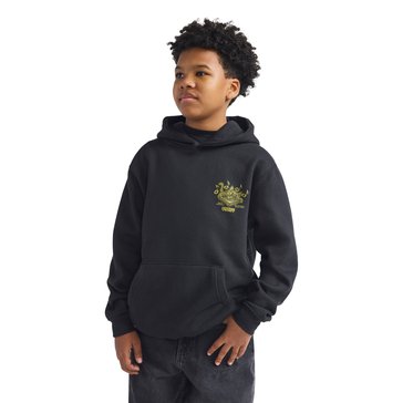 Vans Big Boys' Scratched Records Pullover Hoodie 