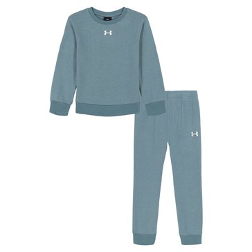 Under Armour Little Boys' French Terry Rival Crewneck Set