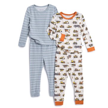 Sleep On It Infant Boys' Bamboo Tight Fit Pajamas, 4-Pack