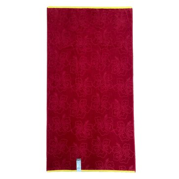 Harbor Home Hibiscus Burnout Beach Towel