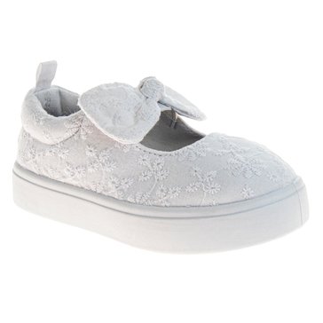 Laura Ashley Toddler Girls' Slip on Bow Shoe