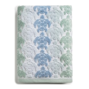 Caro Home Turtle Tile Bath Towel