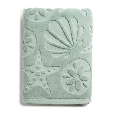 Caro Home Seaside Shells Bath Towel