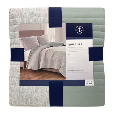 Harbor Home Heathered Quilt Set