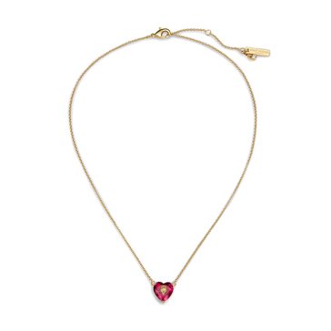 Kurt Geiger Crystal Heart Short Pendant Necklace