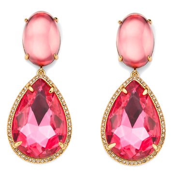 Kurt Geiger Candy Oval Gemstone Drop Earrings