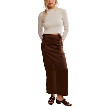 Free People Women's Rosetteo Column Skirt