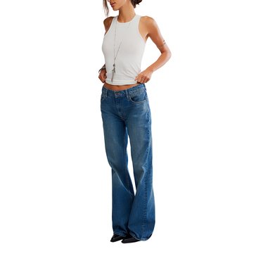 Free People Women's West Coast Relaxed Jeans