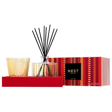 NEST New York Holiday Classic Candle and Diffuser Set