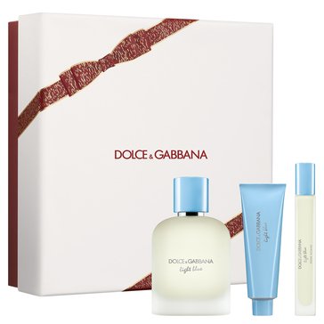 Dolce & Gabbana Light Blue Pour Homme 3-Piece Eau De Toilette Gift Set