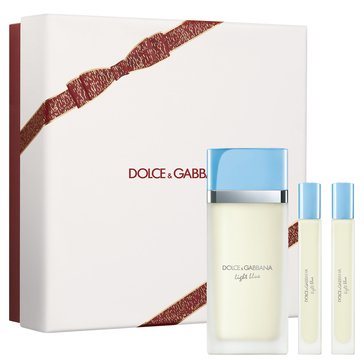Dolce & Gabbana Light Blue Pour Femme 3 Piece Eau De Toilette Gift Set