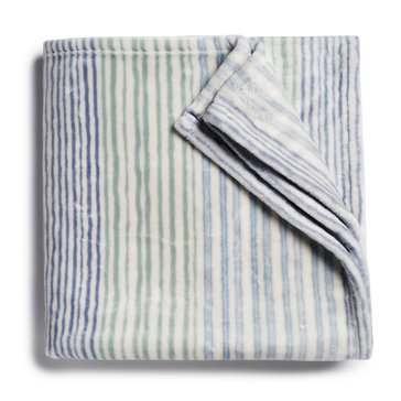 Harbor Home Seaside Stripe Coastal Throw