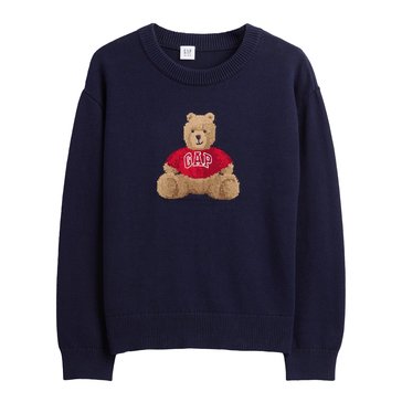 Gap Big Boys' Brannan Bear Crew Neck Sweater