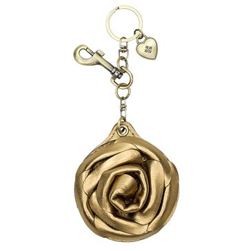 Patricia Nash Rose Mirror Keychain Fob