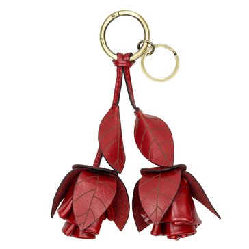 Patricia Nash Laced Rose Keychain Fob