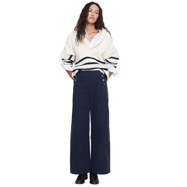 Banana Republic Women's Canvas Sailor Wide Pants