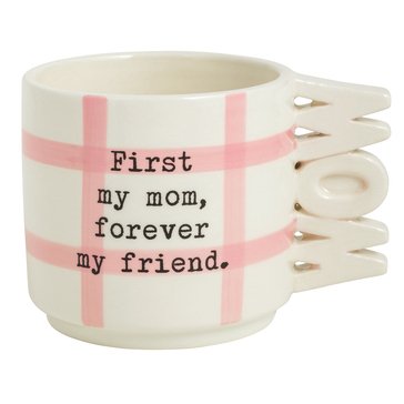 Mud Pie Forever Mom Word Handle Mug