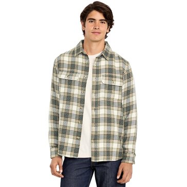 Old Navy Men's Long Sleeve Plaid Clayton Shirt