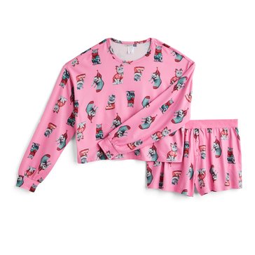 Yarn & Sea Women's Cats Boxer Set