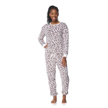 Yarn & Sea Women's Hairy Plush Leo Pajama Set