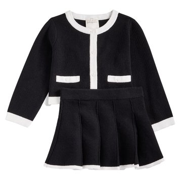 Wanderling Baby Girls' Lady Sweater Skirt Set