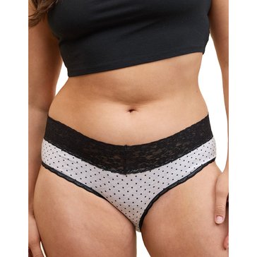 Aerie Women's Superchill Vintage Lace Cotton Cheeky Underwear