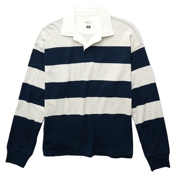 AE Men's Long-Sleeve Rugby Polo Shirt