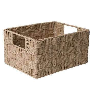 RGI Home Paper Cord Rectangular Basket