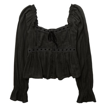 AE Women's Ribbon Long-Sleeve Shirt