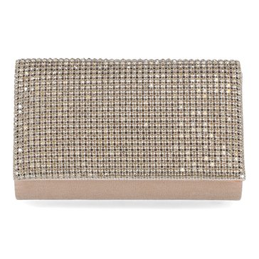 Jessica Mcclintock Paloma Flap Large Diamond Mesh Handbag