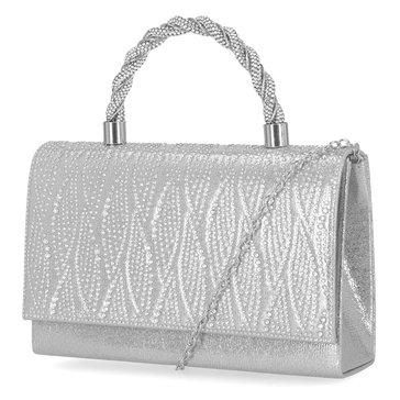 Jessica Mcclintock Mallory Flap Wit Stone Handle Handbag