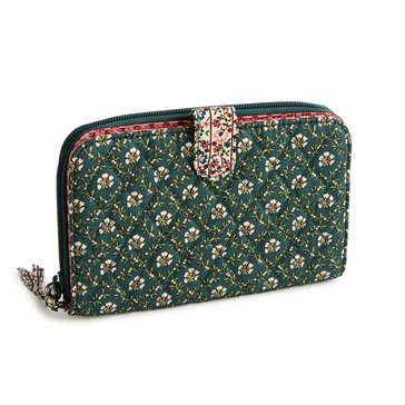 Vera Bradley Premium Cotton Large Tab Wallet