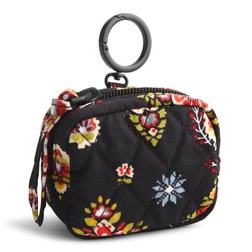 Vera Bradley Premium Cotton Zip Earbud Bag Charm