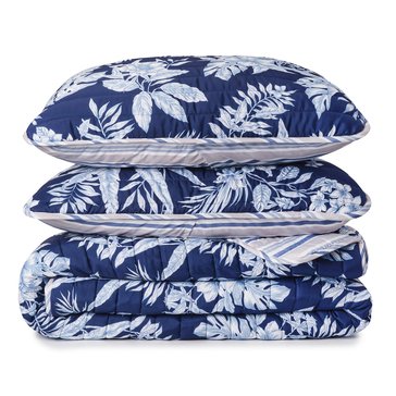 Harbor Home Island Toile 3-Piece Quilt Set