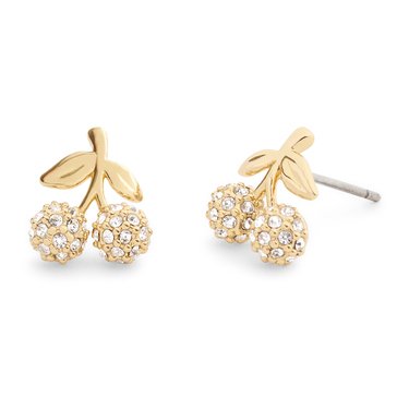 Coach Pave Cherry Stud Earrings