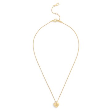 Coach Puffy Heart C Pendent Necklace