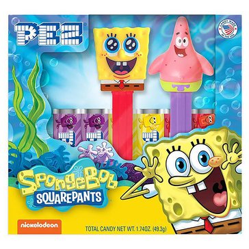 Pez Holiday Sponge Bob, Twin Pack
