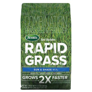 Scotts Turf Builder Rapid Grass Seed Sun Shade, 2.4lb