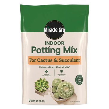 Miracle-Gro Indoor Potting Mix for Cactus Succulent, 8-Quart