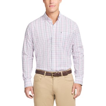 Izod Men's Comfort And Performance Button Down Shirt