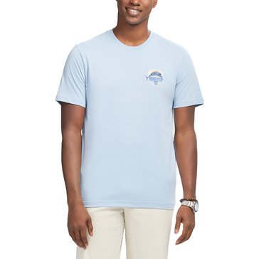 Izod Men's Soft Wash Crew Neck Graphic Tee