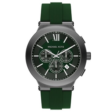 Michael Kors Men's Billie Chrono Silicone Strap Watch