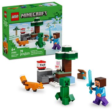 LEGO Minecraft Steve's Taiga Adventure Building Set (21583)