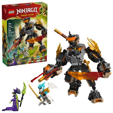 LEGO Ninjago Cole's Mission Mech & Dragon Zane Building Set (71854)