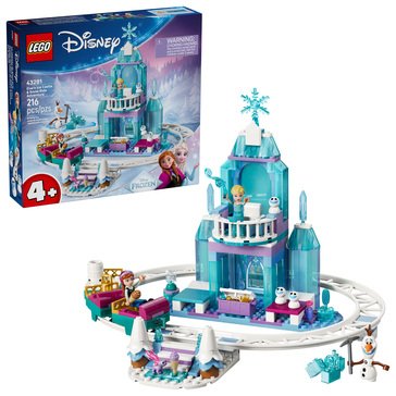 LEGO Disney Elsa's Ice Castle & Snow Ride Adventure Building Set (43281)