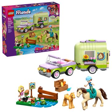 LEGO Friends Horse & Baby Foal Trailer Building Set (42695)