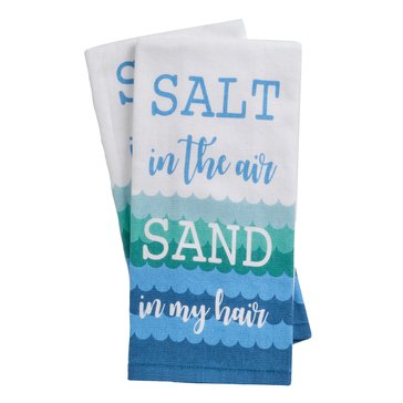 Homewear Linens Salt in the Air 2-Piece Kitchen Towels